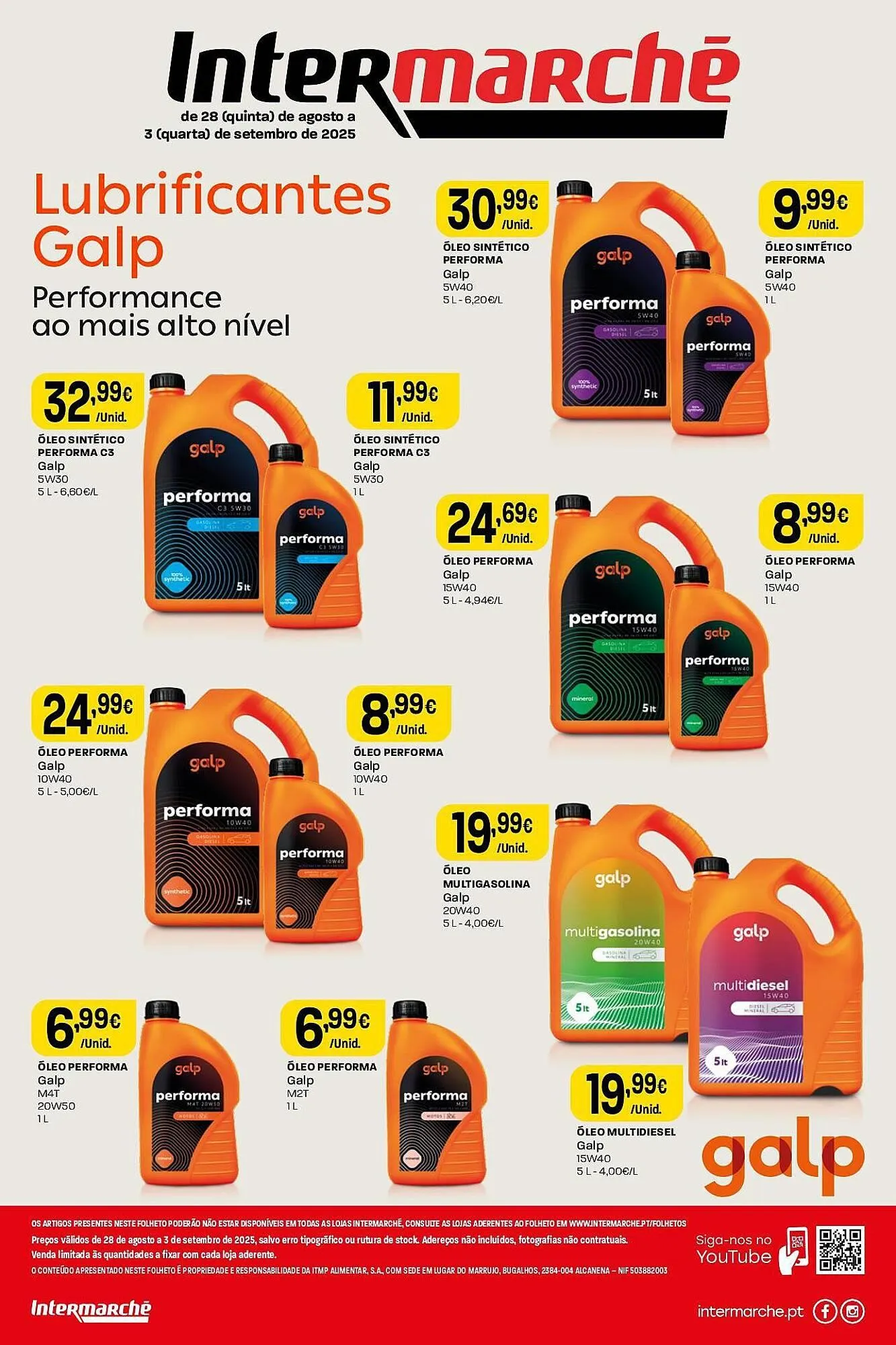 Folheto Folheto Intermarché de 28 de agosto até 3 de setembro 2025 - Pagina 1