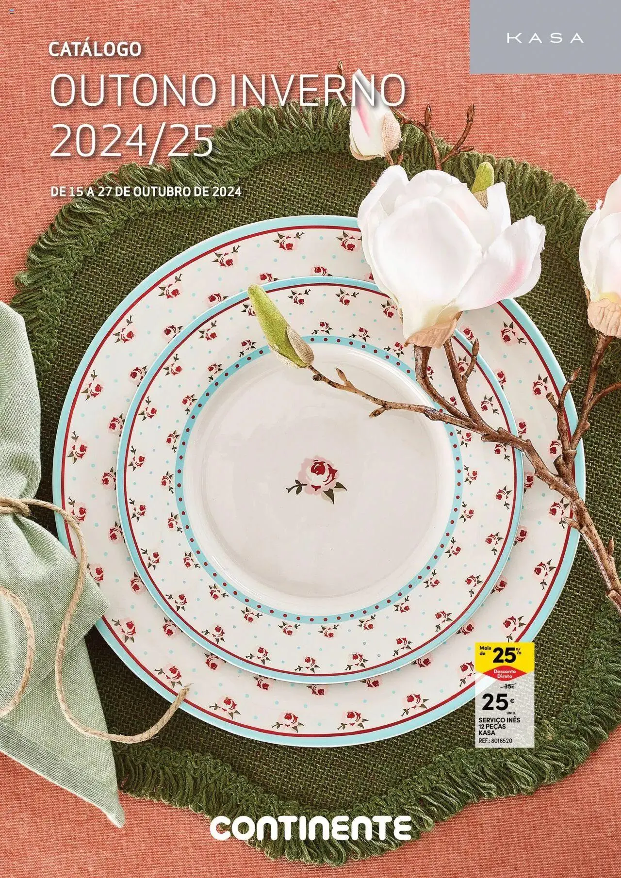 Folheto Continente Kasa folheto de 15 de outubro até 31 de dezembro 2024 - Pagina 1