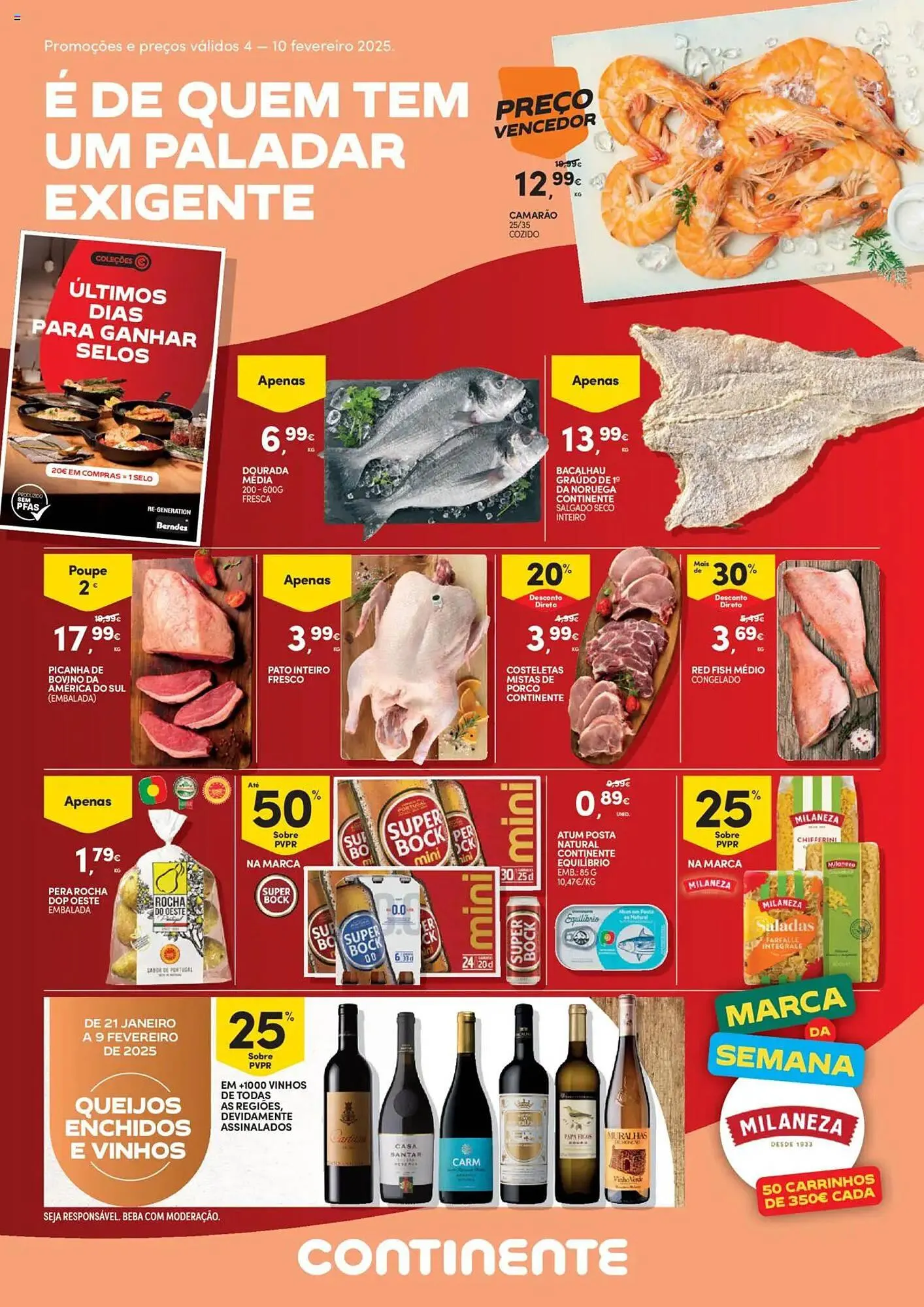 Folheto Folheto Continente Bom dia de 4 de fevereiro até 10 de fevereiro 2025 - Pagina 1