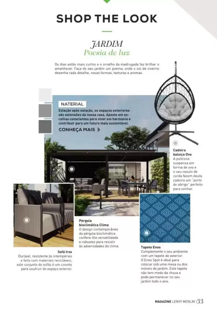 Folheto Magazine Leroy Merlin de 30 de outubro até 30 de novembro 2024 - Pagina 33