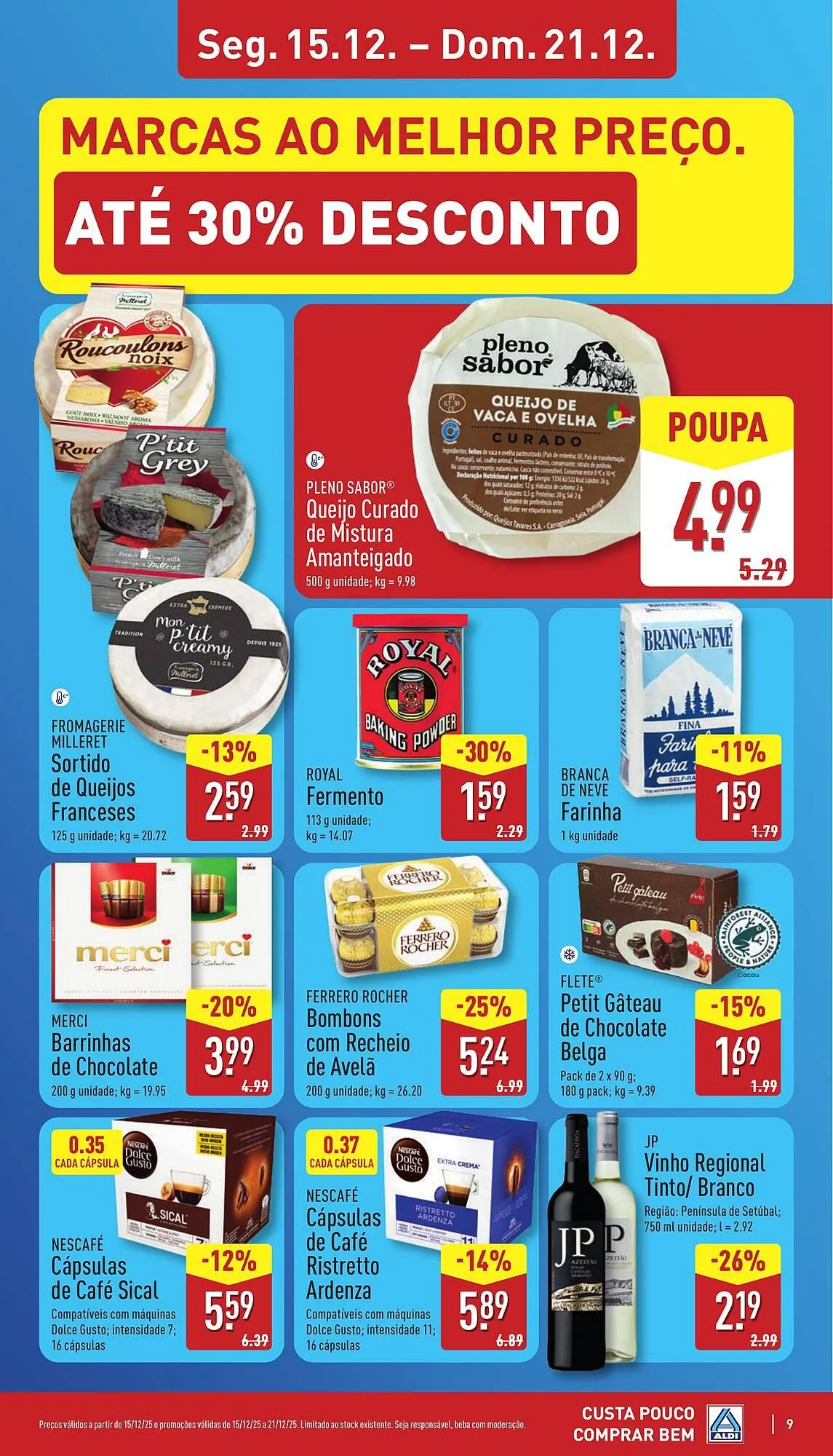 Folheto Folheto ALDI de 15 de dezembro até 21 de dezembro 2025 - Pagina 9