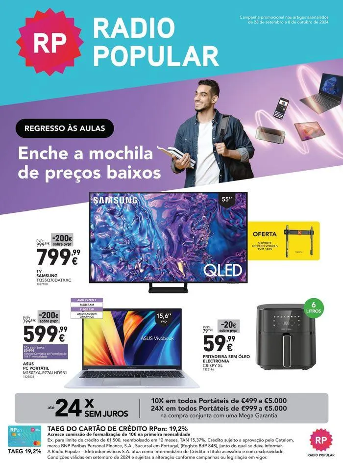 Folheto Folheto Radio Popular. de 24 de setembro até 8 de outubro 2024 - Pagina 1