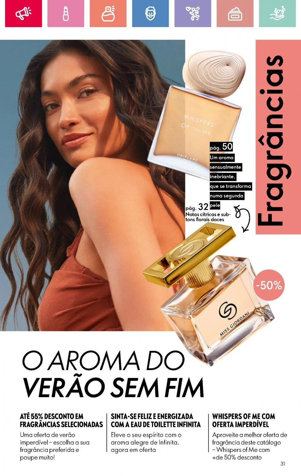 Folheto Folheto de Oriflame até 05.07.2025 de 18 de junho até 5 de julho 2025 - Pagina 31