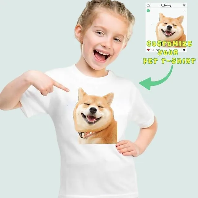 Jongens 3D dier Dinosaurus Draak T-shirt Korte mouw 3D-afdrukken Zomer Actief leuke Style Polyester Kinderen 4-12 jaar Normale pasvorm