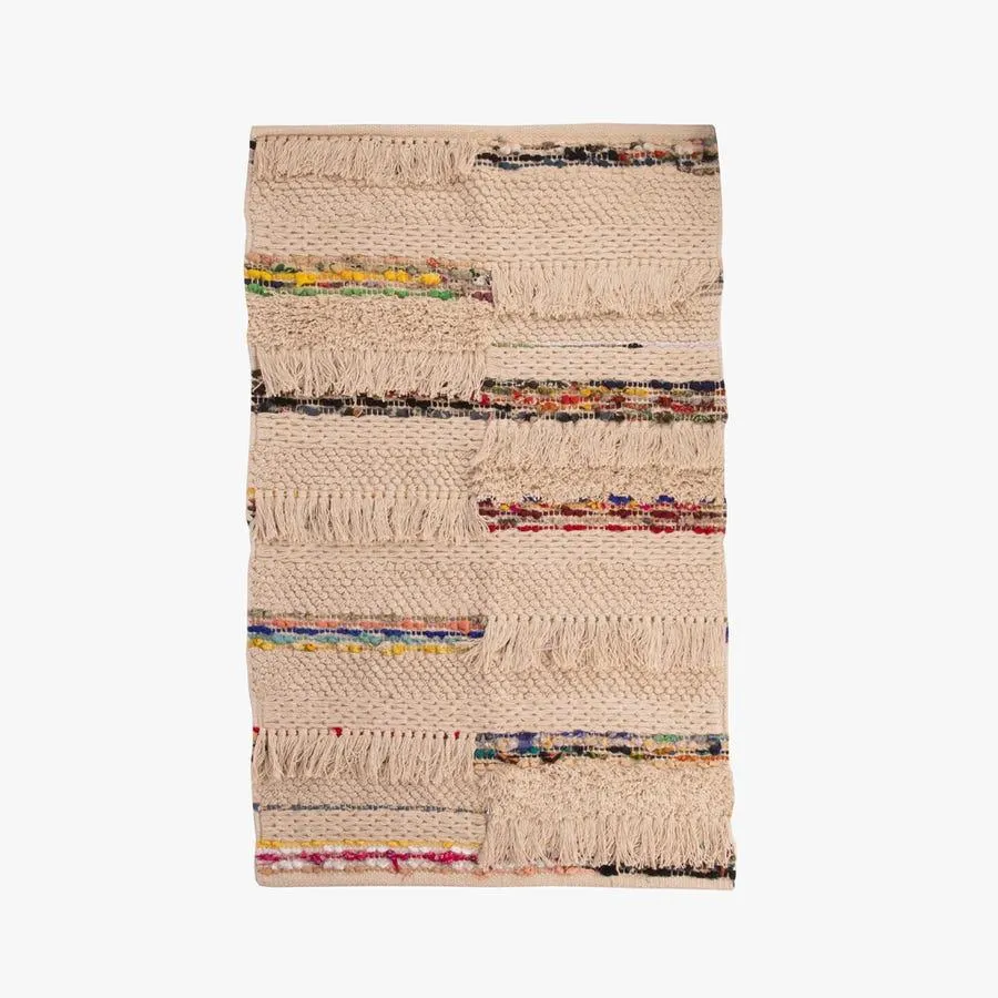 Tapete riscas algodão multicor 70x110 cm BENAGIL