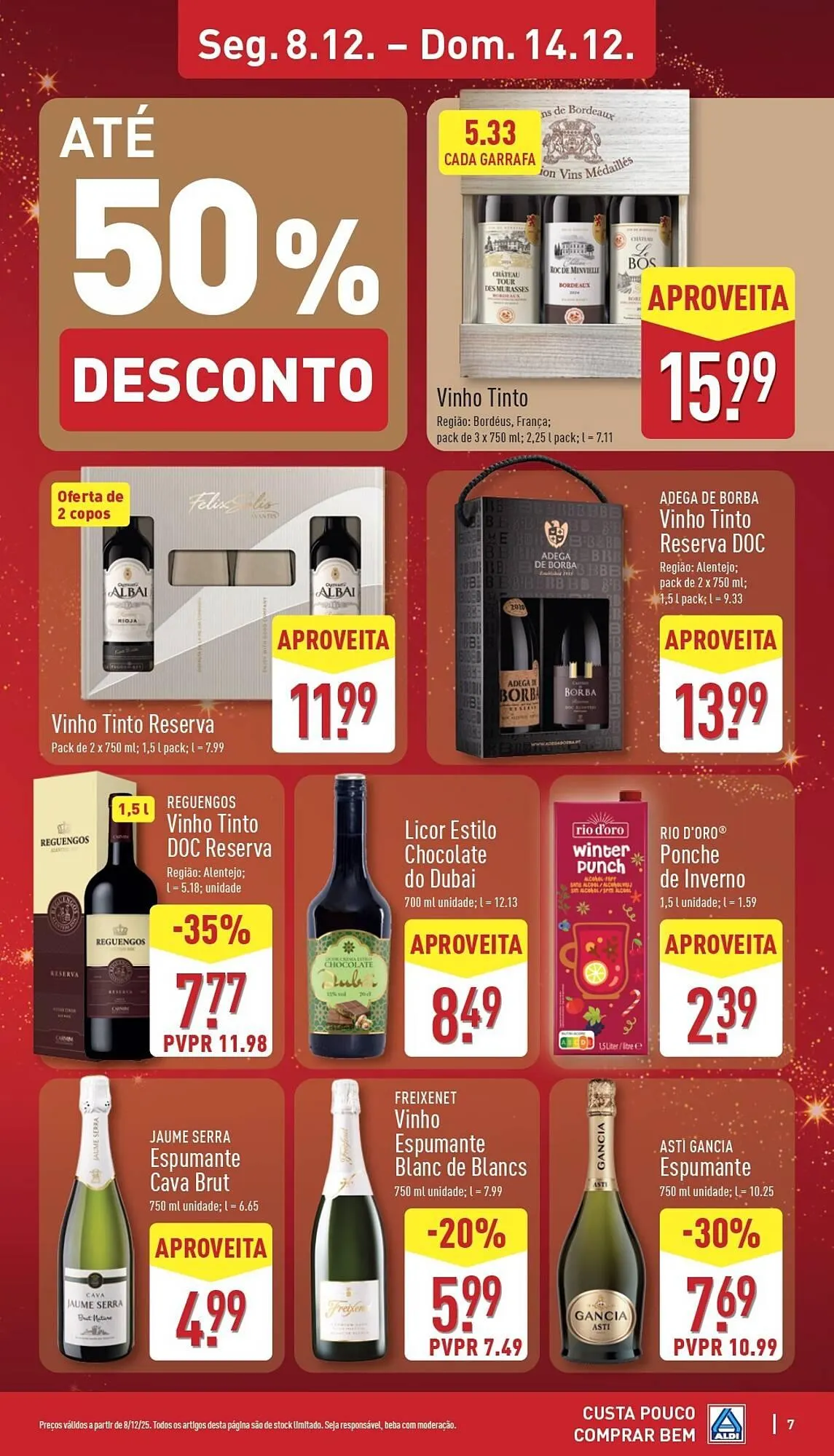 Folheto Folheto ALDI de 8 de dezembro até 14 de dezembro 2025 - Pagina 7