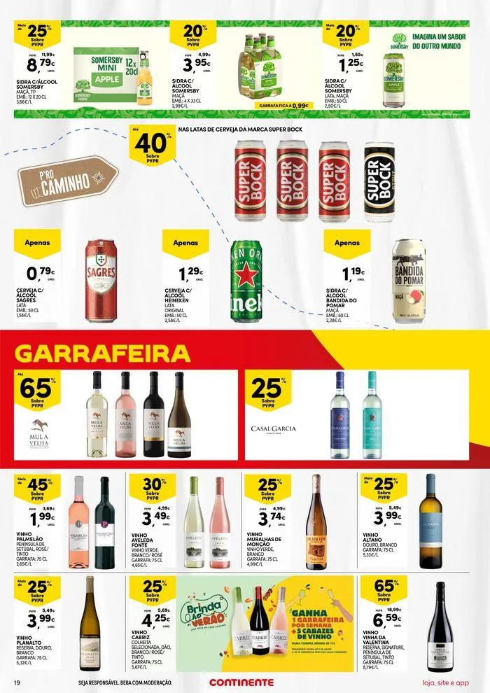 Folheto Continente Bom Dia: É de quem não se poupa de poupar de 8 de agosto até 12 de agosto 2024 - Pagina 19