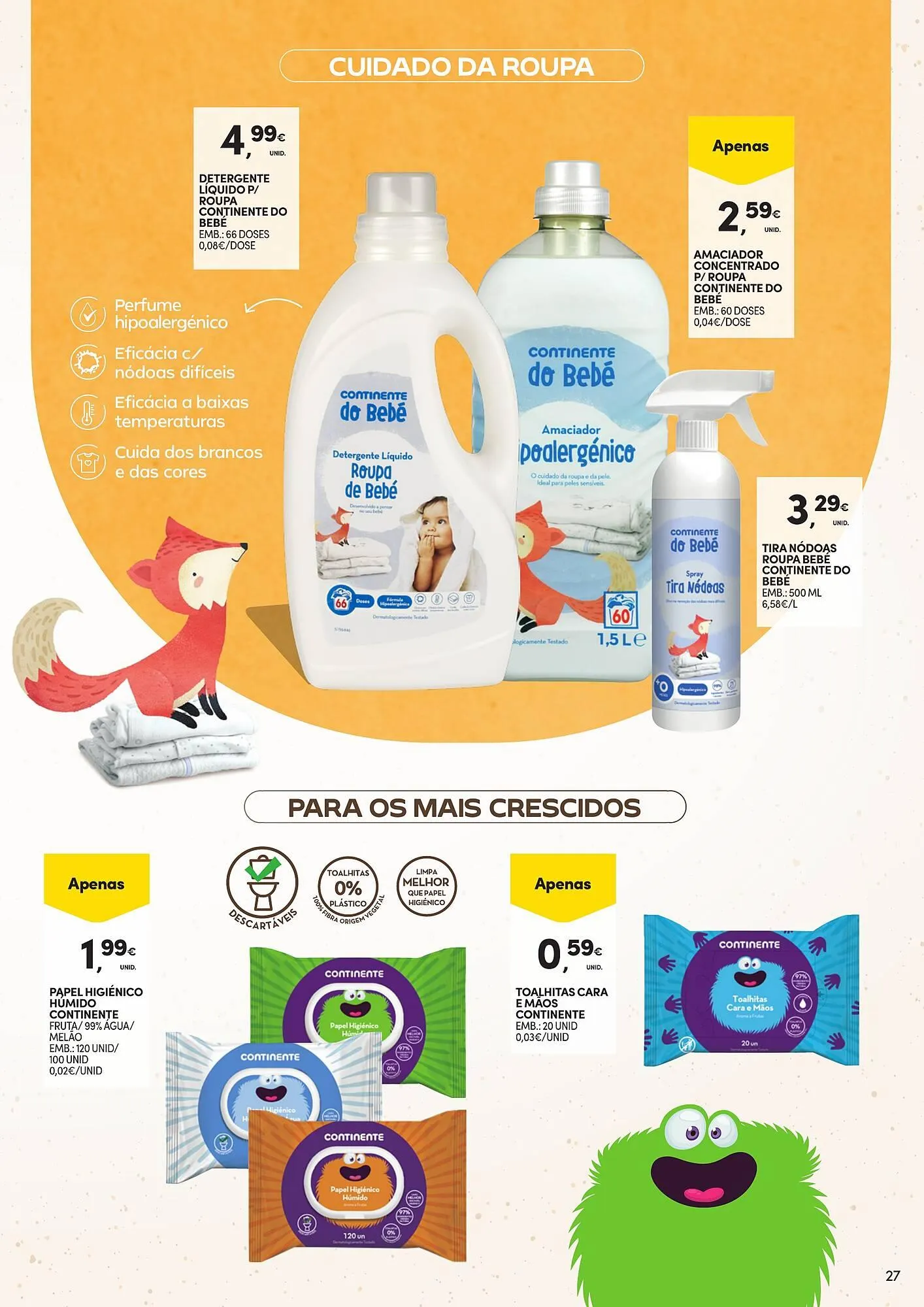 Folheto Folheto Continente de 1 de julho até 13 de julho 2025 - Pagina 27