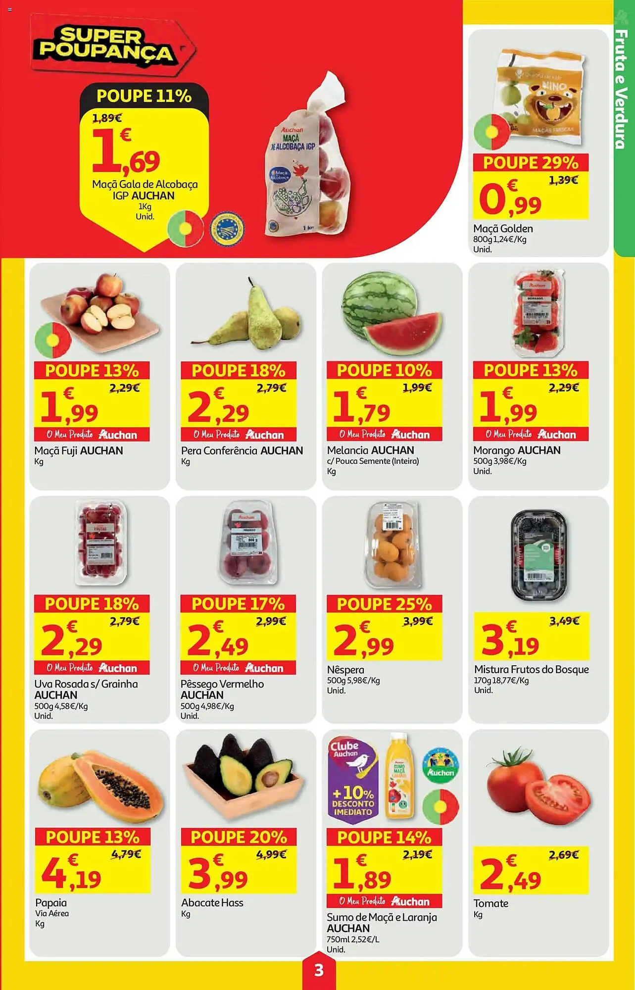 Folheto Folheto Auchan de 7 de maio até 14 de maio 2026 - Pagina 3
