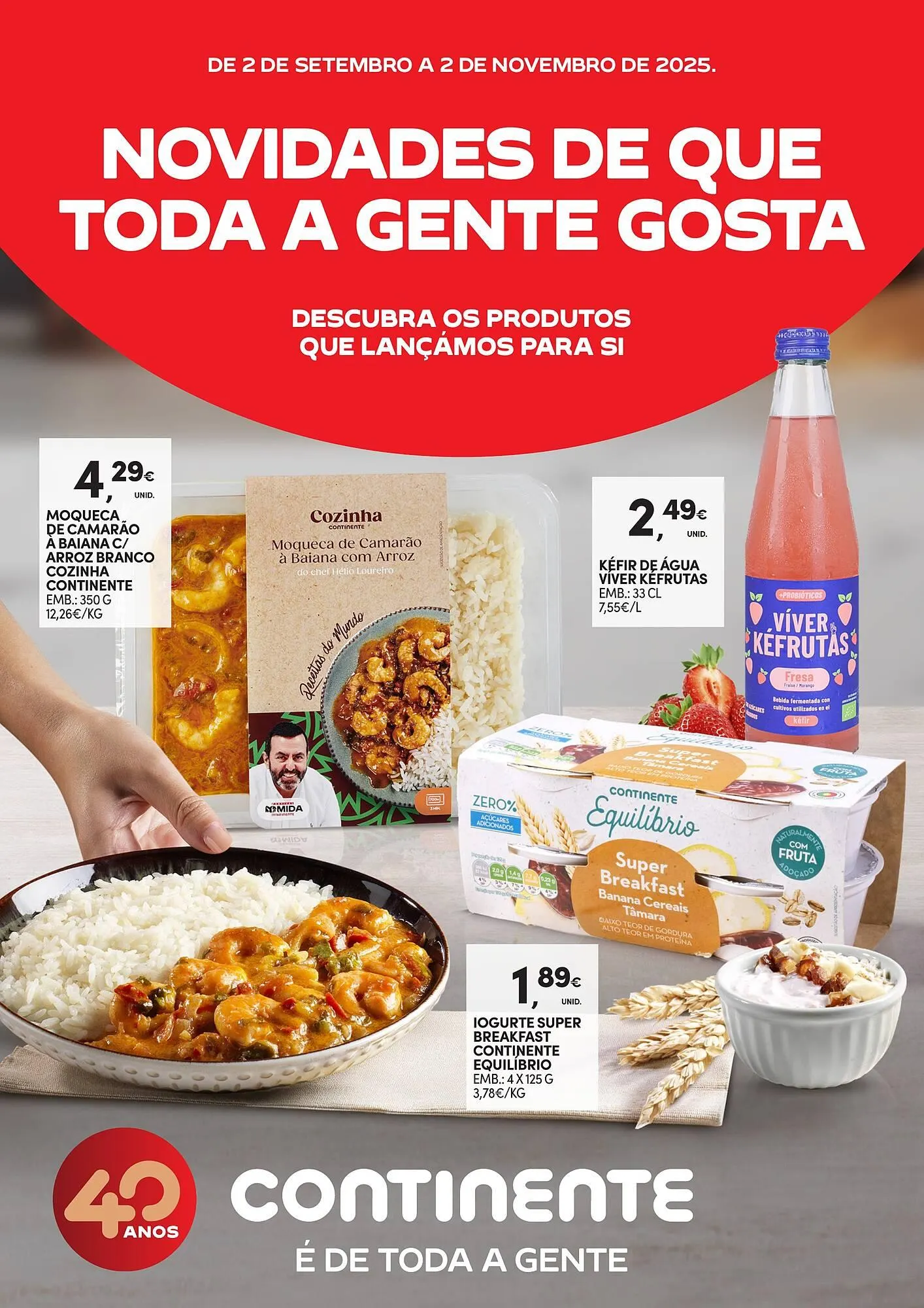 Folheto folheto Continente de 2 de setembro até 2 de novembro 2025 - Pagina 1