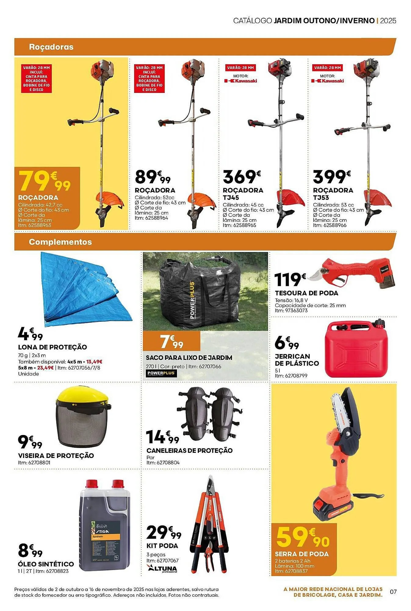 Folheto Folheto Bricomarché de 2 de outubro até 16 de novembro 2025 - Pagina 7