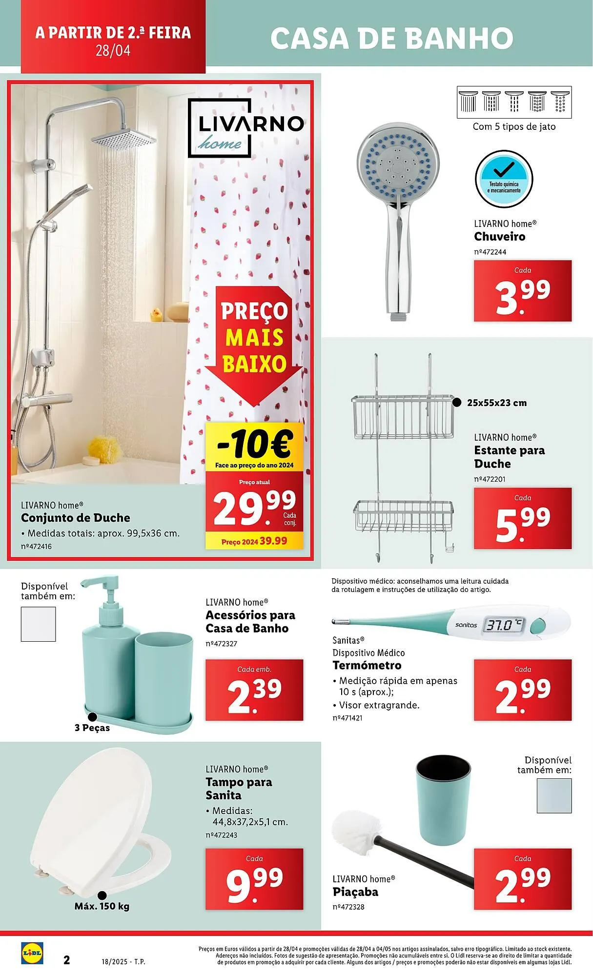 Folheto Folheto Lidl de 28 de abril até 4 de maio 2025 - Pagina 2