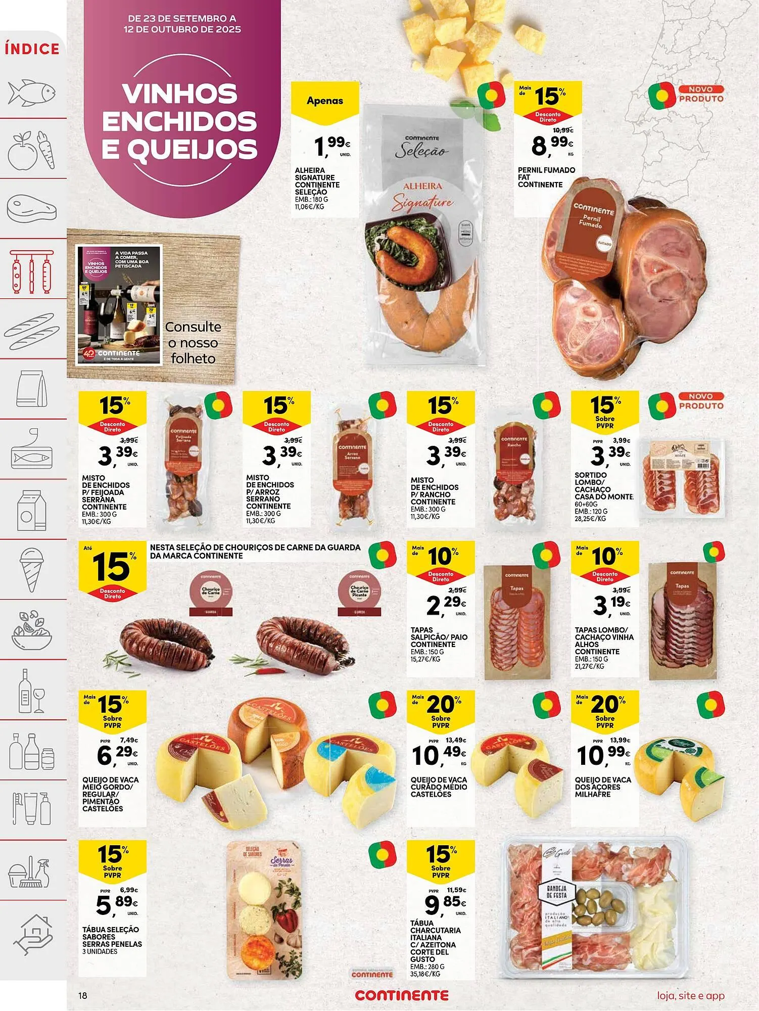 Folheto Folheto Continente de 30 de setembro até 6 de outubro 2025 - Pagina 18