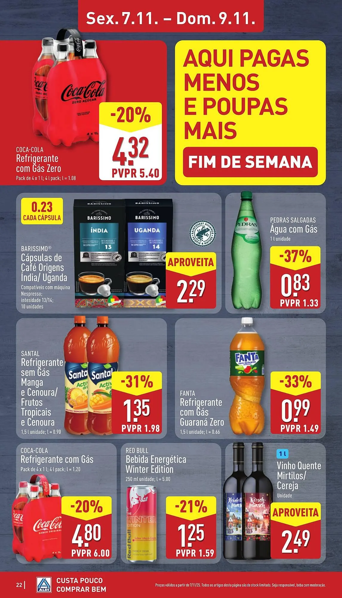 Folheto Folheto ALDI de 3 de novembro até 9 de novembro 2025 - Pagina 22