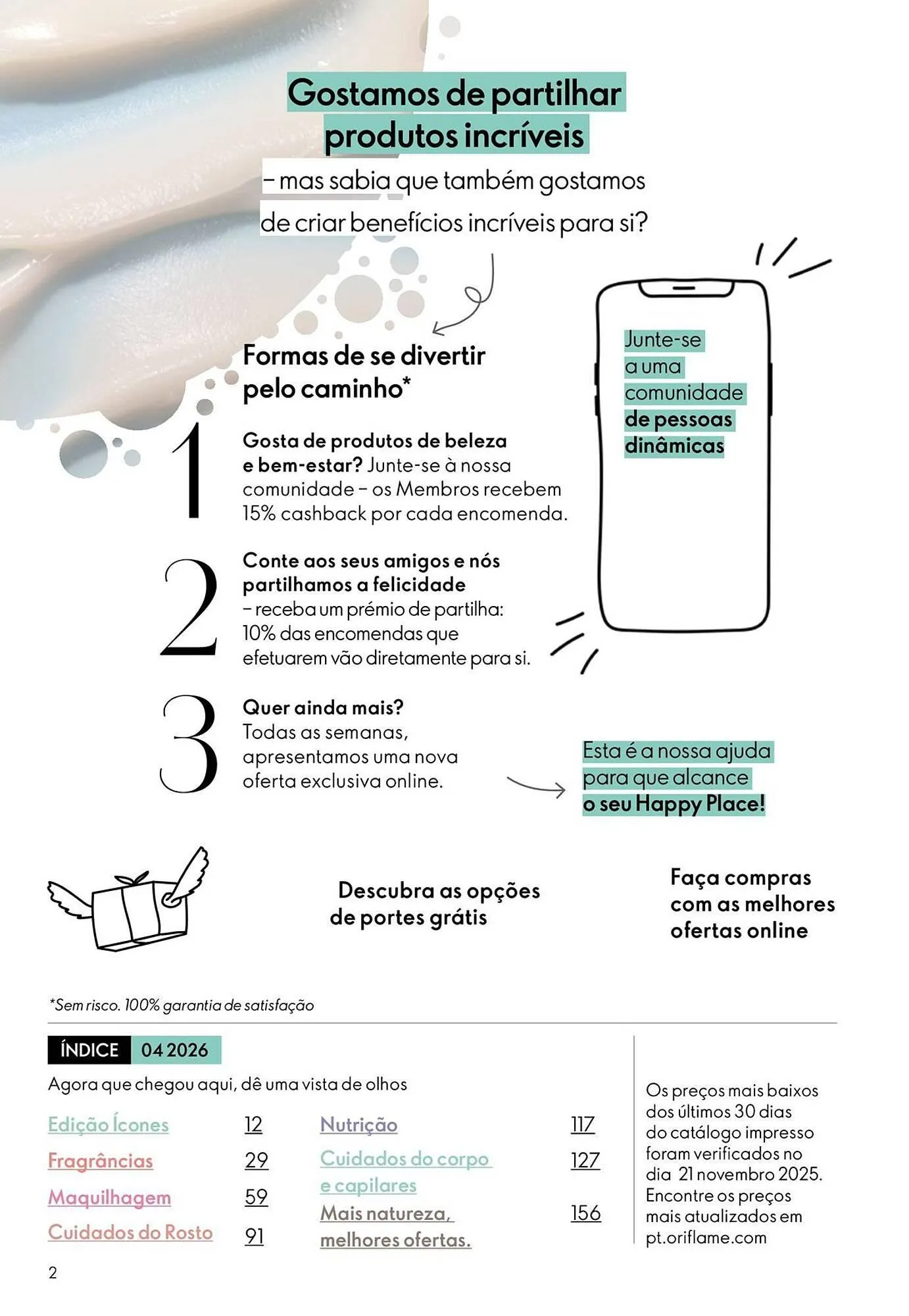 Folheto Catálogo Oriflame de 4 de março até 24 de março 2026 - Pagina 2
