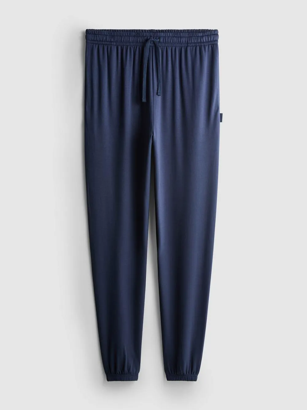Cuffed-Leg Drawstring Pajama Bottoms