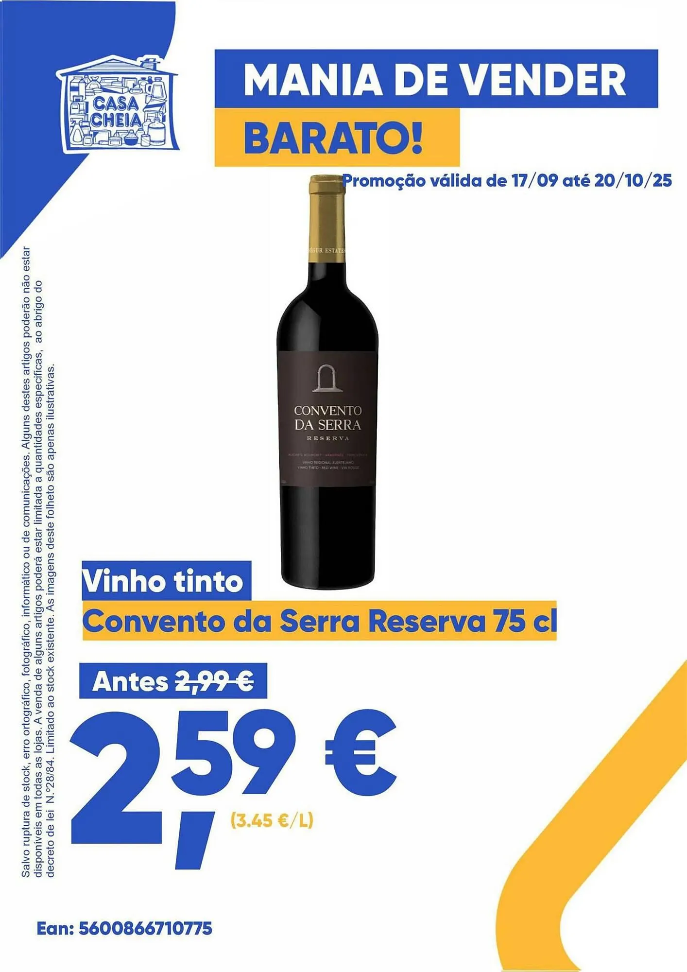 Folheto Folheto Casa Cheia de 17 de setembro até 20 de outubro 2025 - Pagina 3