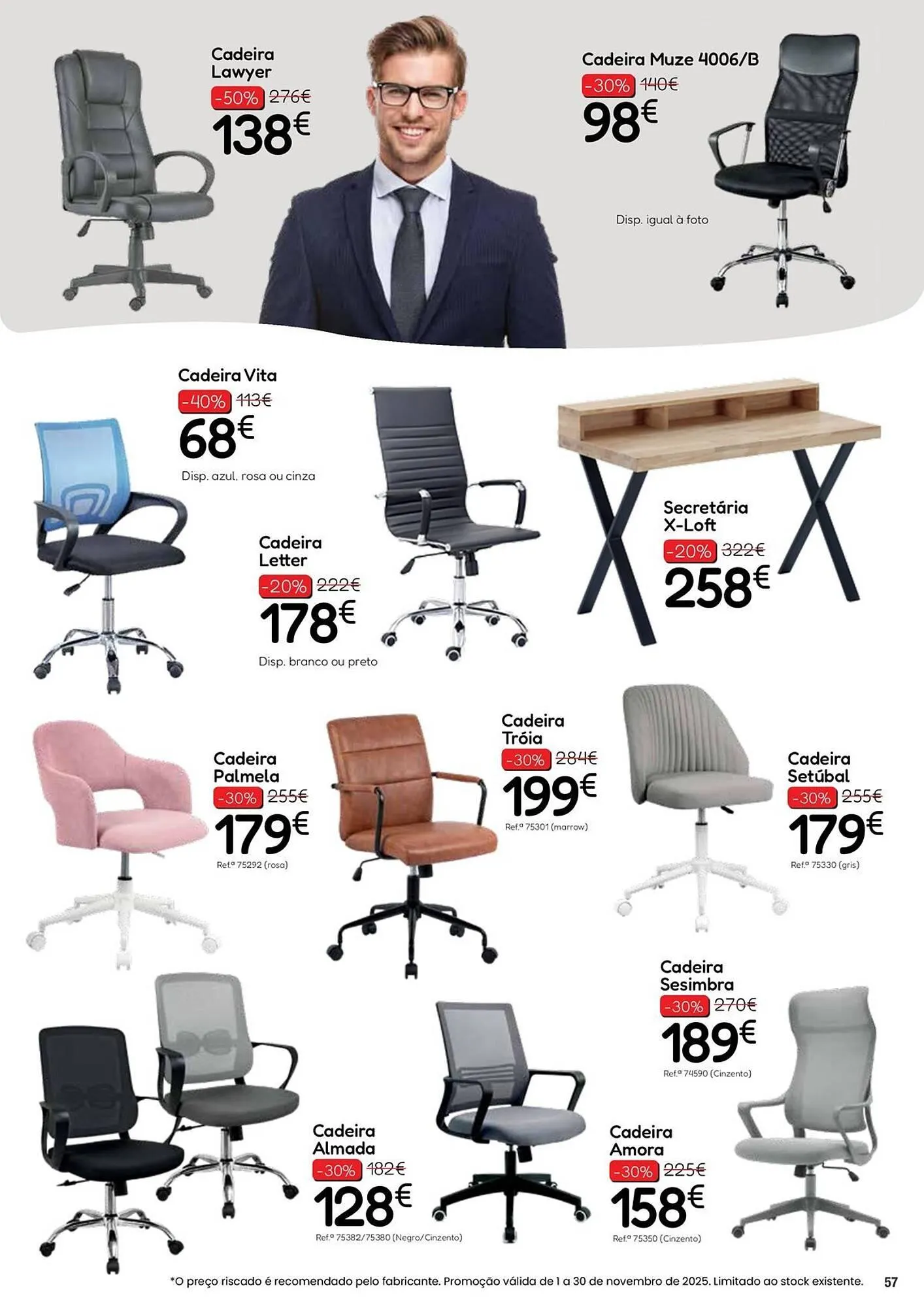 Folheto Folheto Hiper Centro do Móvel de 4 de novembro até 30 de novembro 2025 - Pagina 57