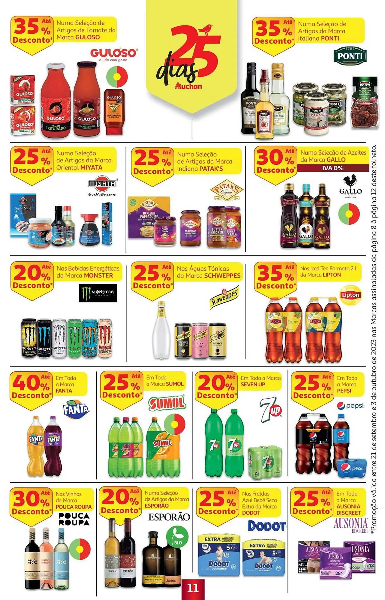 Folheto Folheto Auchan de 21 de setembro até 3 de outubro 2023 - Pagina 11