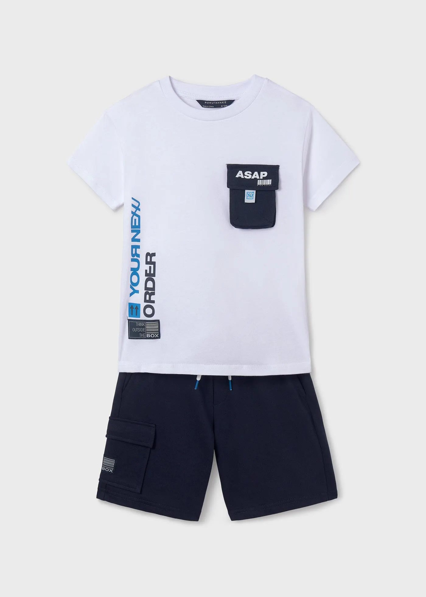 Conjunto 2 peças bolso rapaz