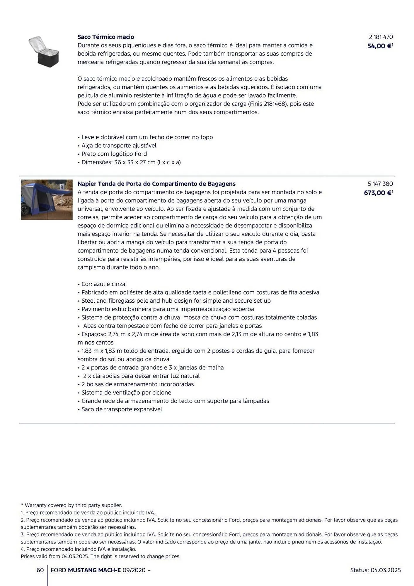 Folheto Folheto Ford de 18 de março até 31 de agosto 2025 - Pagina 60