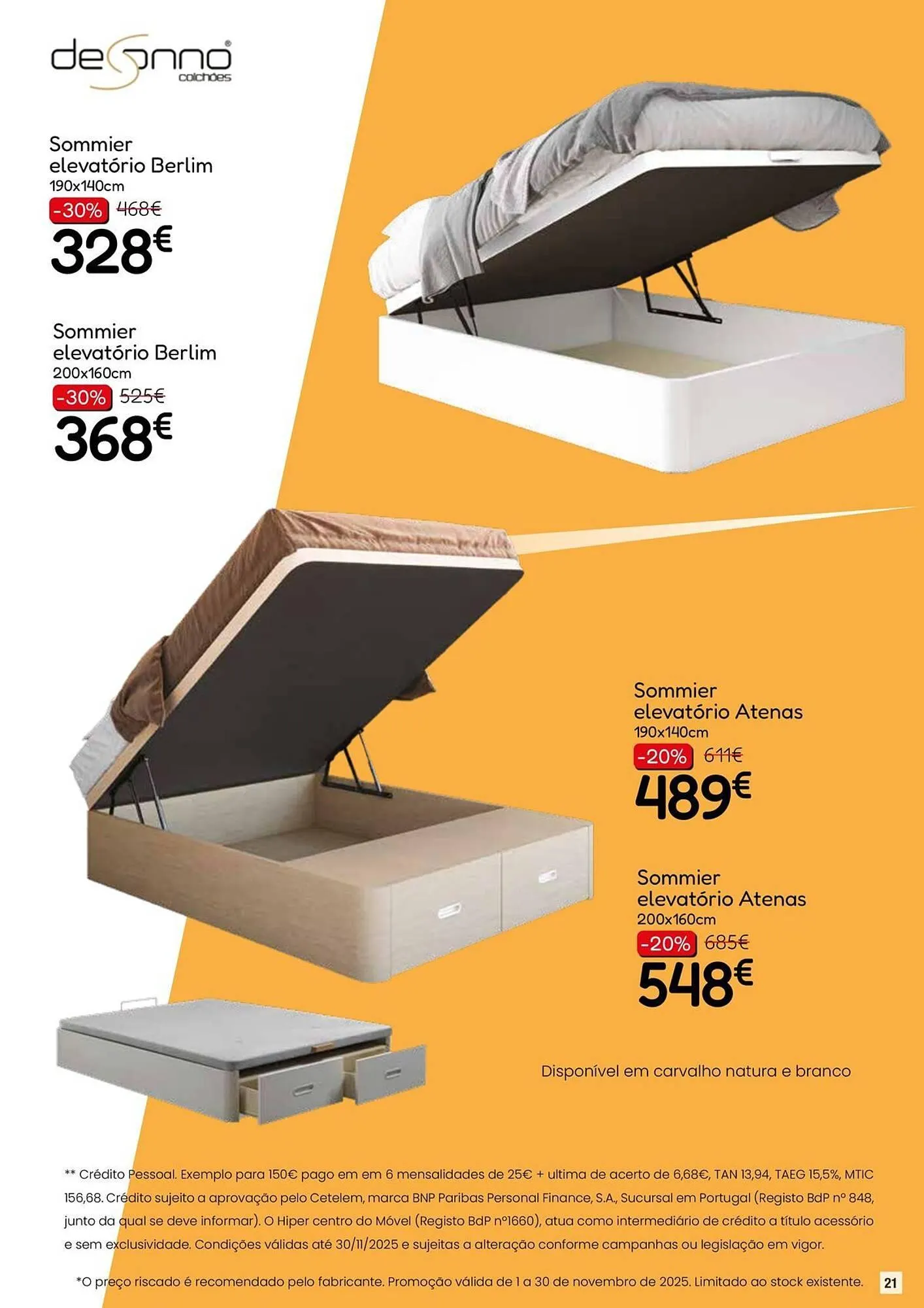 Folheto Folheto Hiper Centro do Móvel de 4 de novembro até 8 de dezembro 2025 - Pagina 21