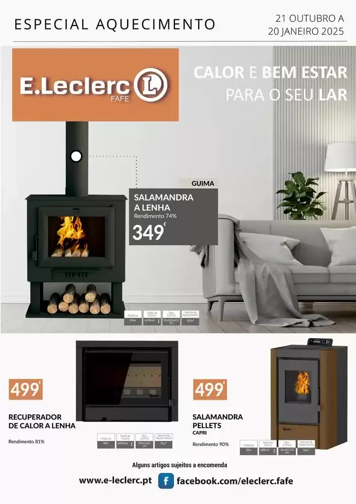 Folheto Folheto Aquecimento Brico Fafe. de 22 de outubro até 20 de janeiro 2025 - Pagina 1