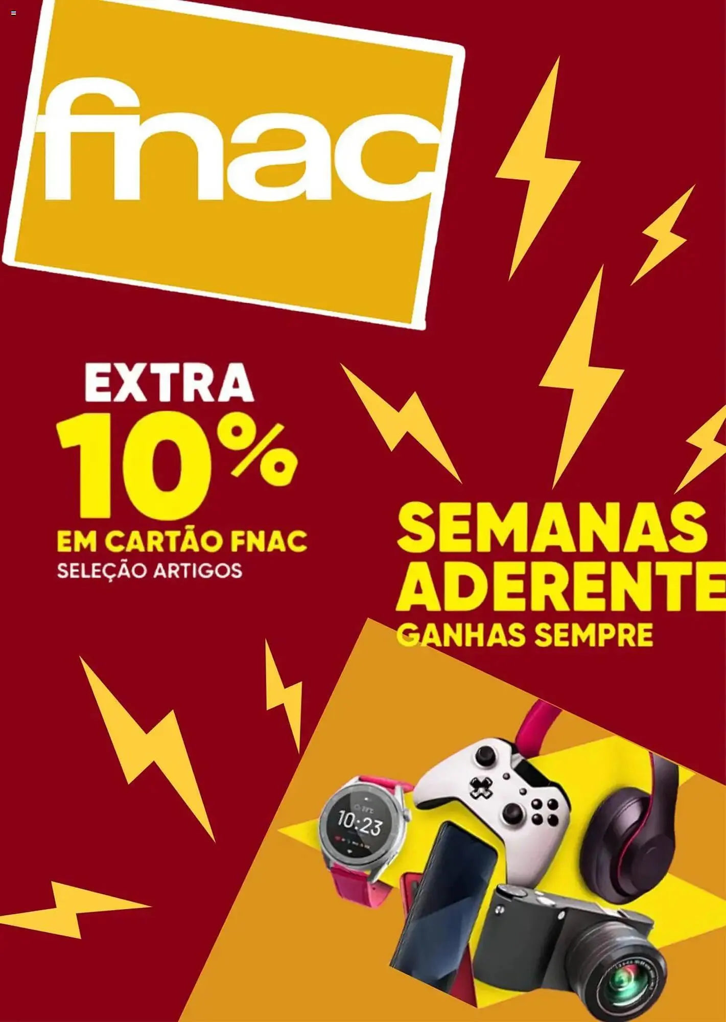 Folheto Folheto Fnac de 3 de março até 27 de março 2025 - Pagina 1