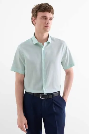 Business shirt - slim fit - kent collar - easy-iron - patterned