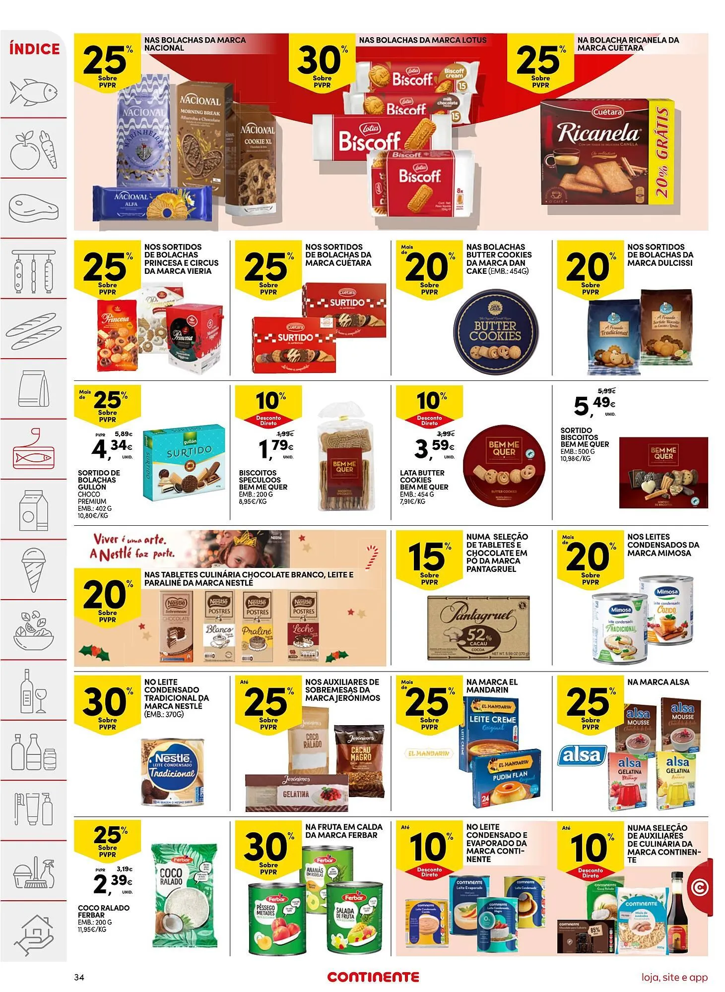 Folheto Folheto Continente de 16 de dezembro até 25 de dezembro 2025 - Pagina 34