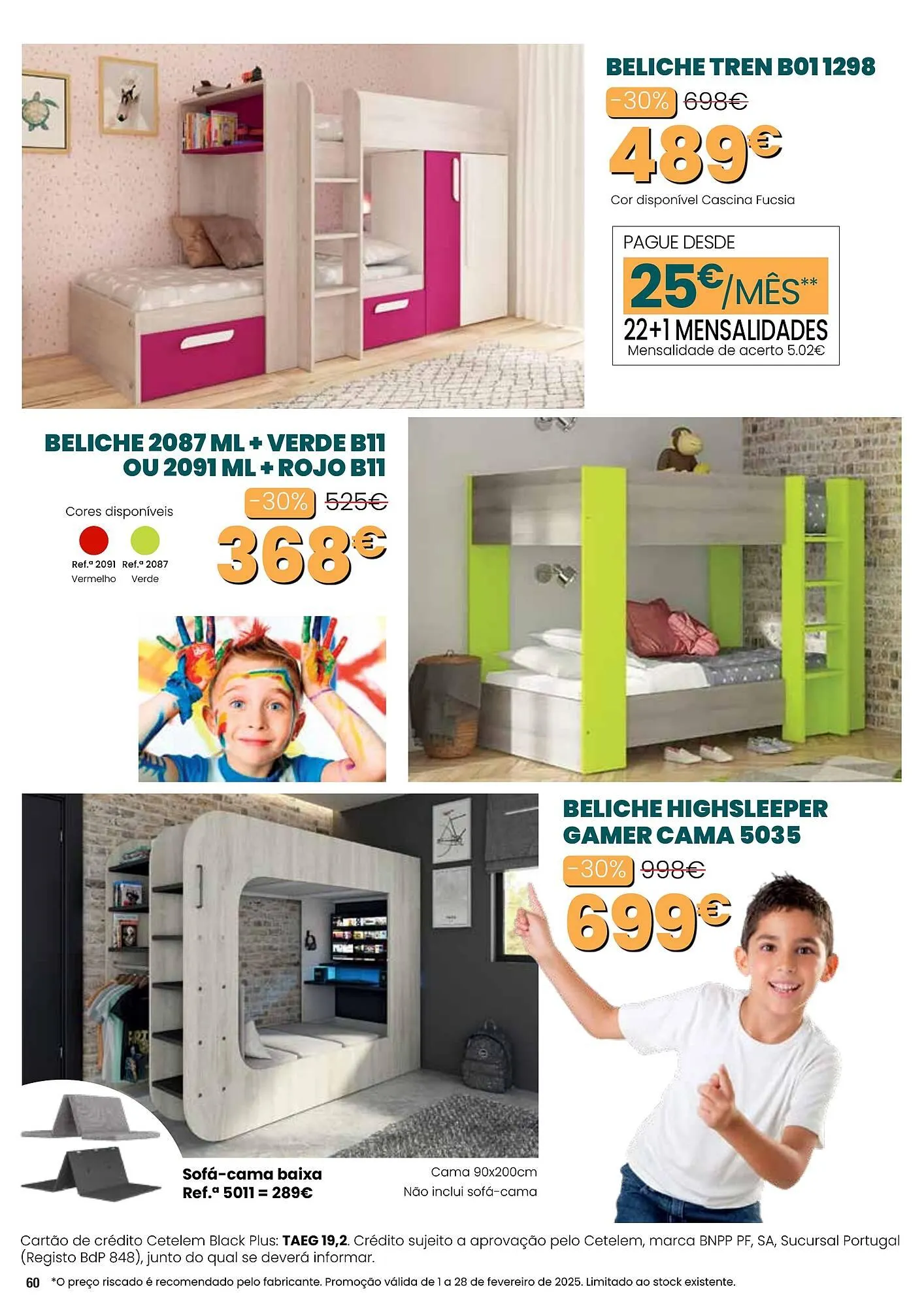 Folheto Folheto Hiper Centro do Móvel de 1 de fevereiro até 28 de fevereiro 2025 - Pagina 60