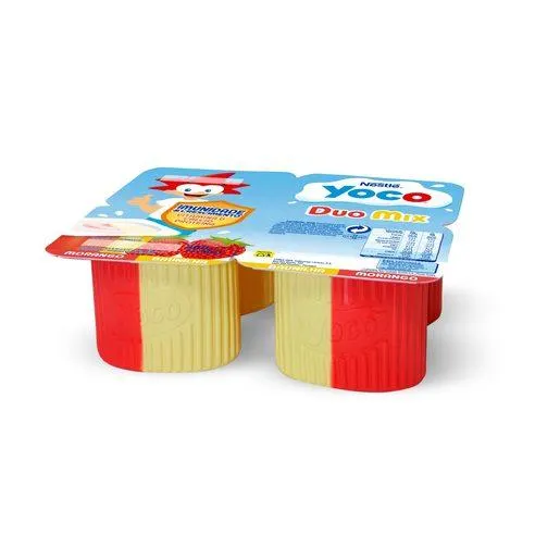 YOCO Queijinho de Fruta Suissinho Maxi de Morango e Baunilha 4x90 g