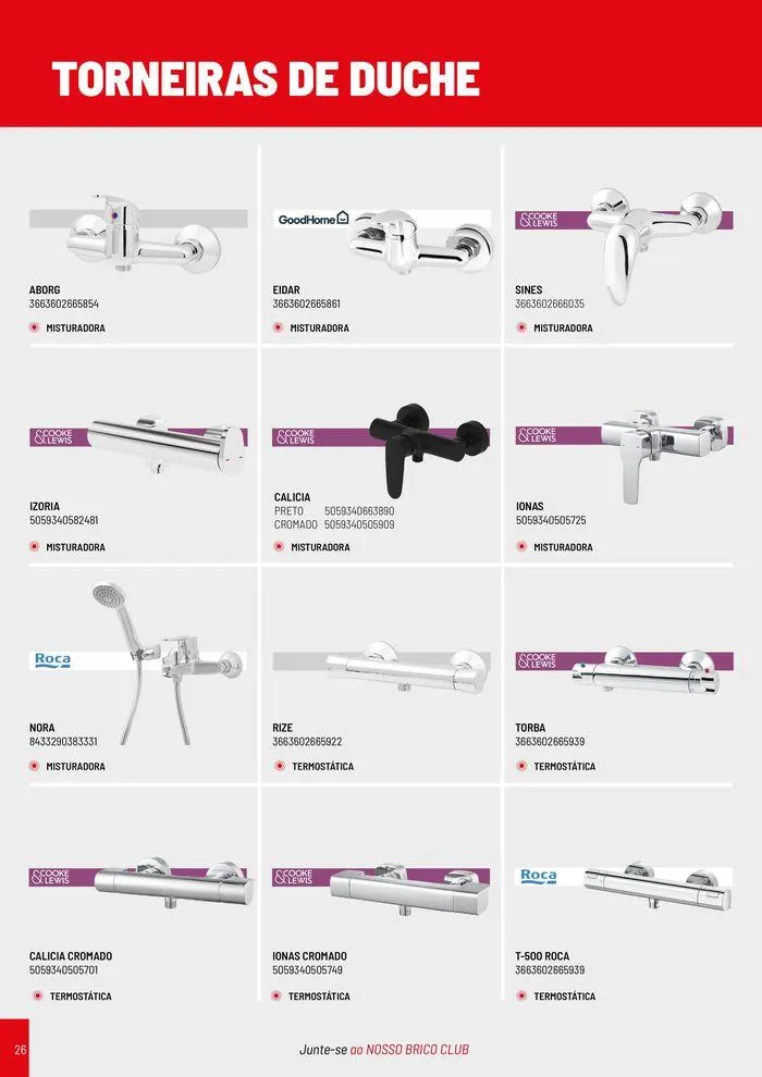 Folheto Catálogo de Casa De Banho de 8 de agosto até 31 de dezembro 2024 - Pagina 26