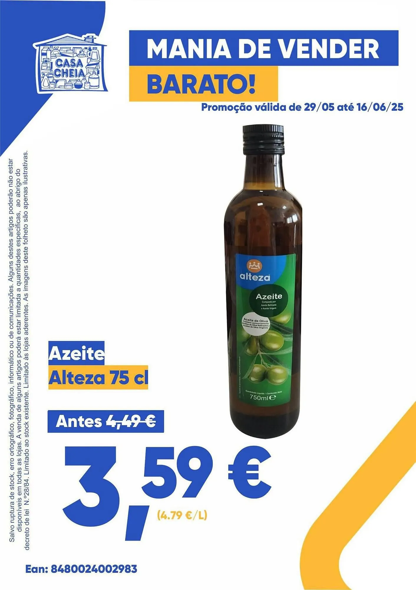 Folheto Folheto Casa Cheia de 29 de maio até 16 de junho 2025 - Pagina 1