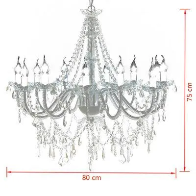 Candelabro com 1600 Cristais