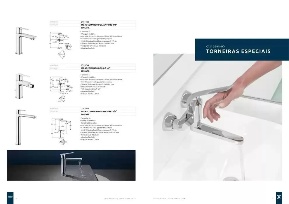 Folheto Catalogo gama grohe 2024 b 1 digital de 14 de novembro até 31 de dezembro 2024 - Pagina 16