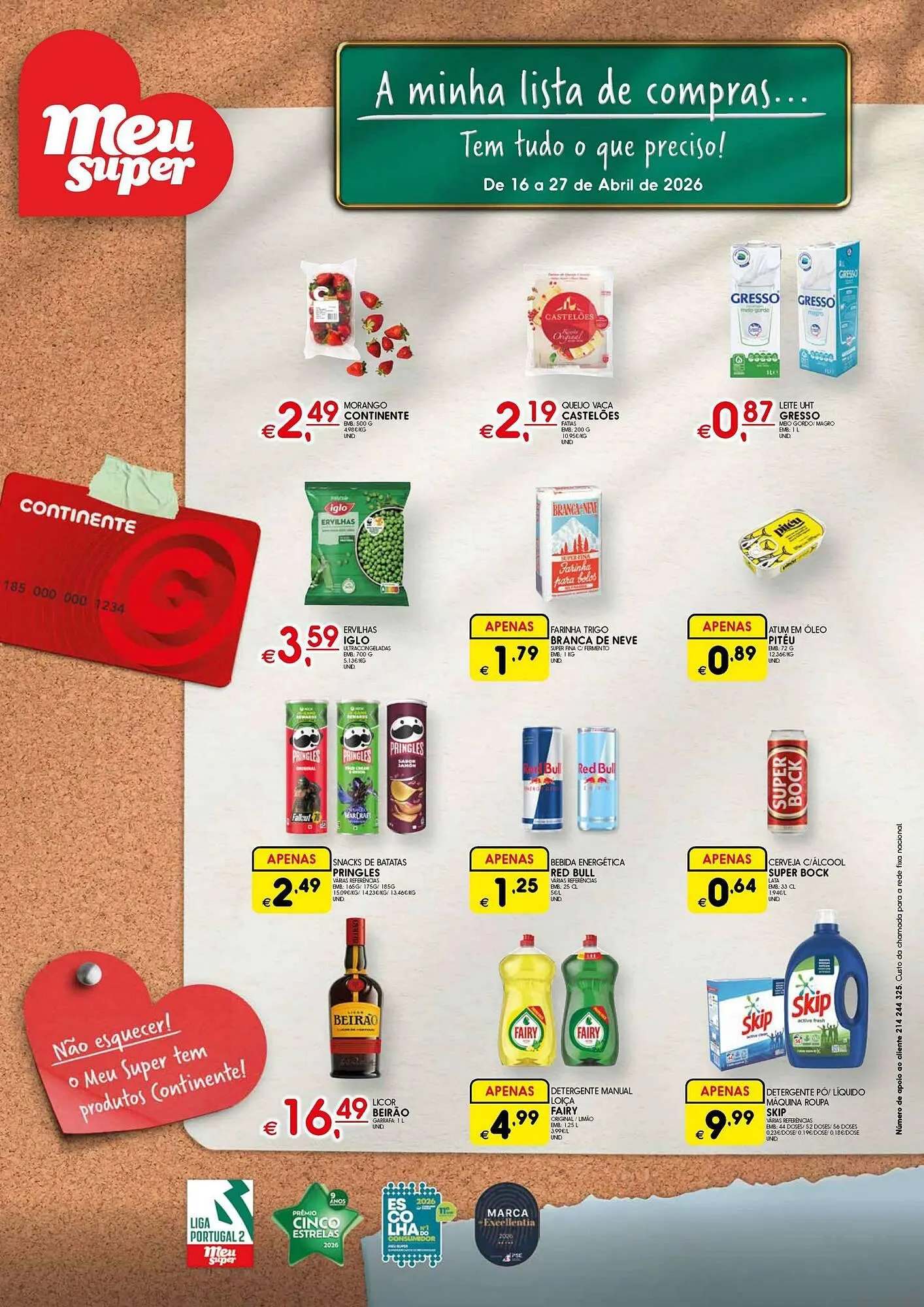 Folheto Folheto Meu Super de 16 de abril até 27 de abril 2026 - Pagina 1