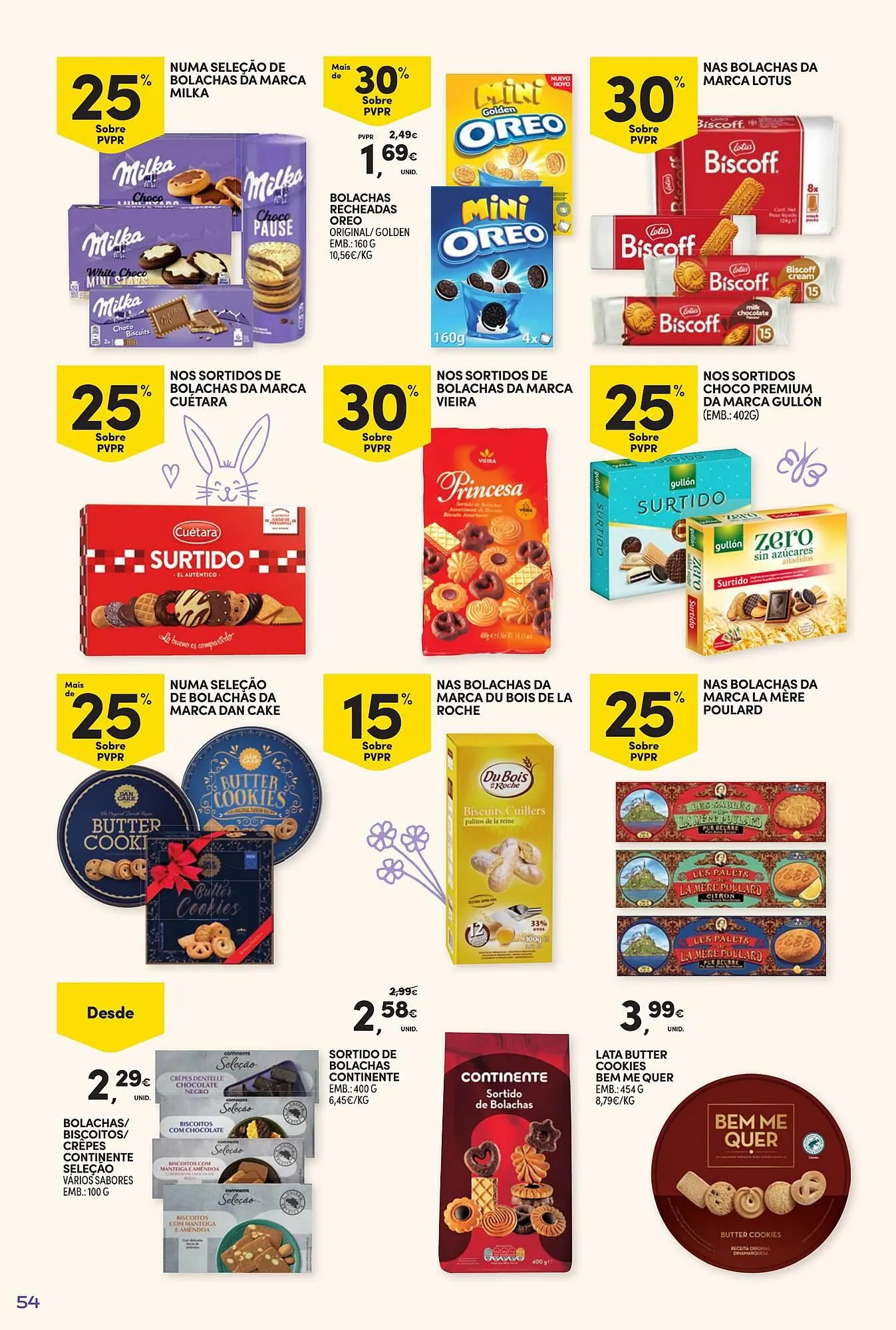 Folheto Folheto Continente de 17 de março até 5 de abril 2026 - Pagina 54