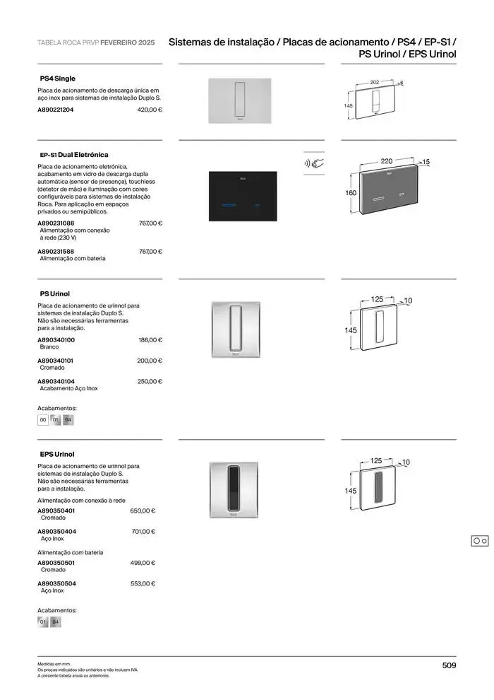 Folheto Soluções de Banho  de 6 de janeiro até 31 de dezembro 2025 - Pagina 511