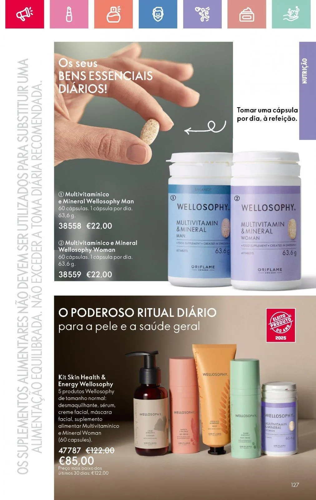 Folheto Folheto de Oriflame até 05.07.2025 de 18 de junho até 5 de julho 2025 - Pagina 127