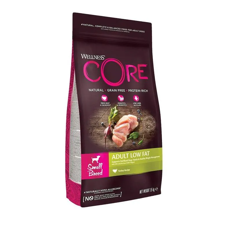 Wellness Core Adult Small Healthy Peru ração para cães