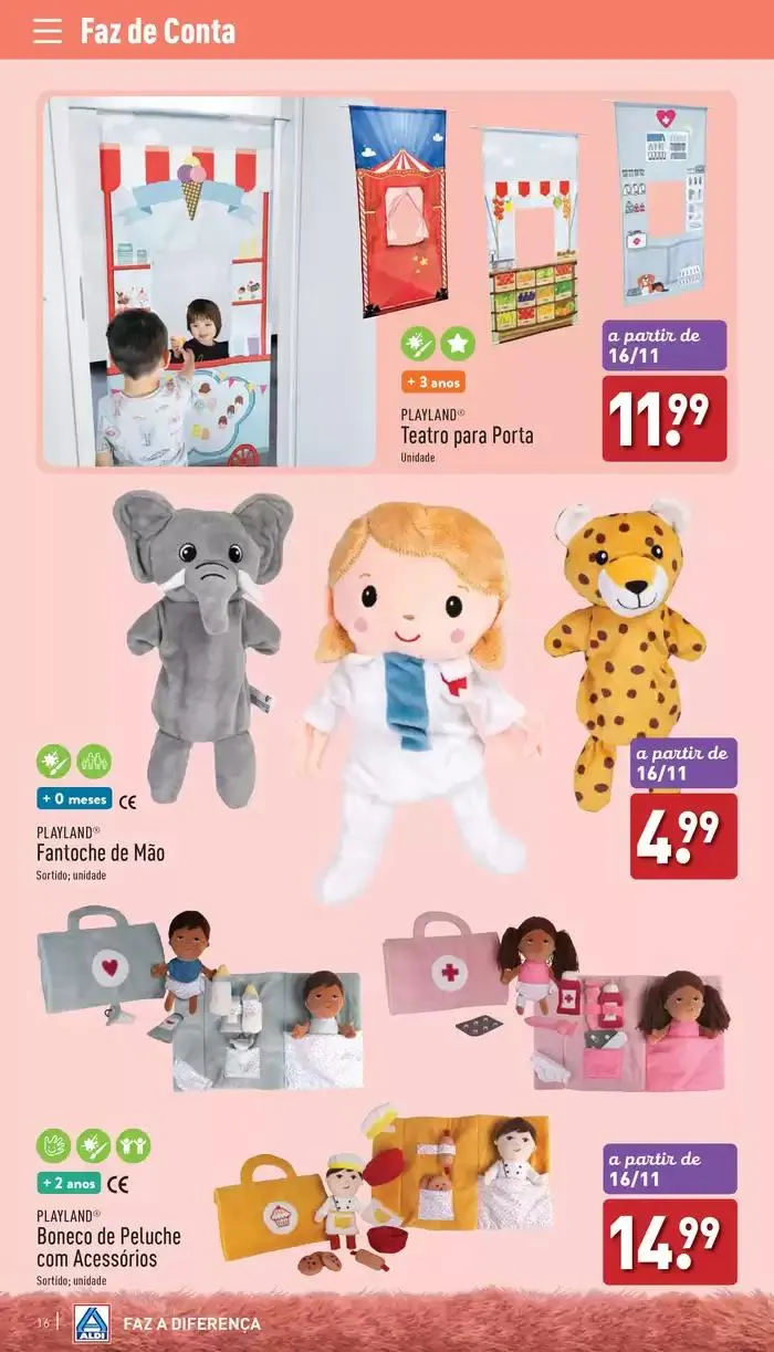 Folheto Folheto Aldi ! de 26 de outubro até 17 de dezembro 2024 - Pagina 16