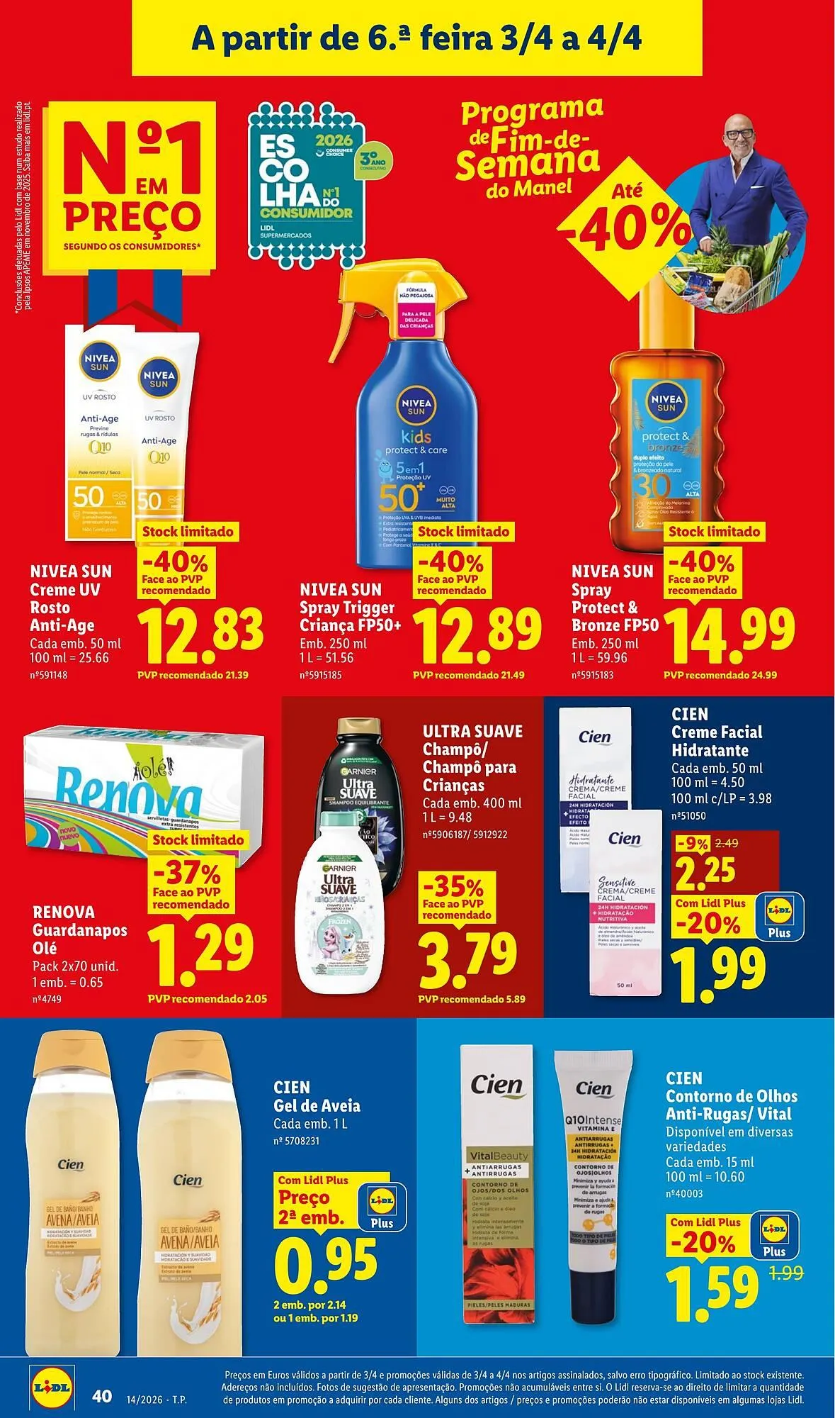 Folheto Folheto Lidl de 30 de março até 4 de abril 2026 - Pagina 40