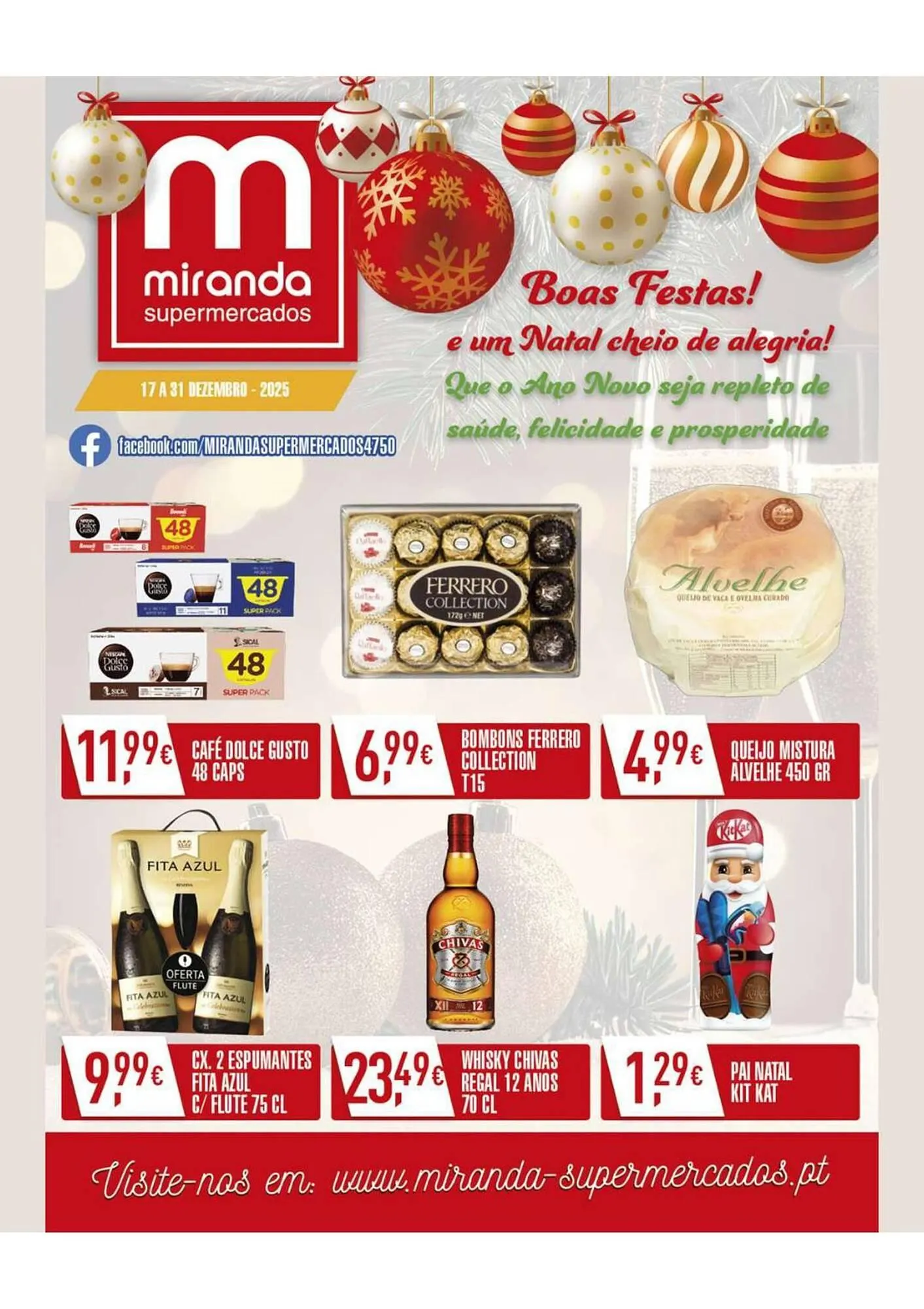 Folheto Folheto Miranda Supermercados de 20 de dezembro até 31 de dezembro 2025 - Pagina 1
