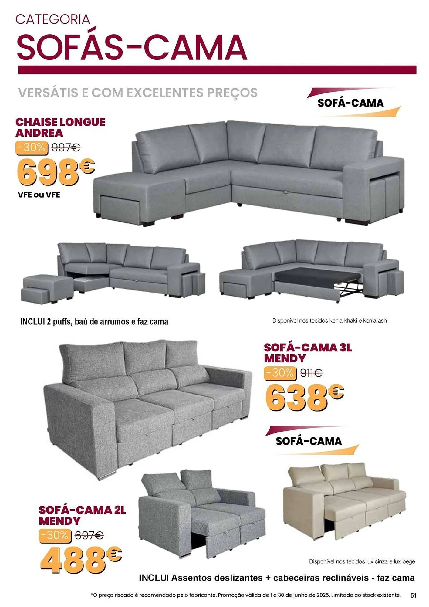 Folheto Folheto Hiper Centro do Móvel de 3 de junho até 30 de junho 2025 - Pagina 51