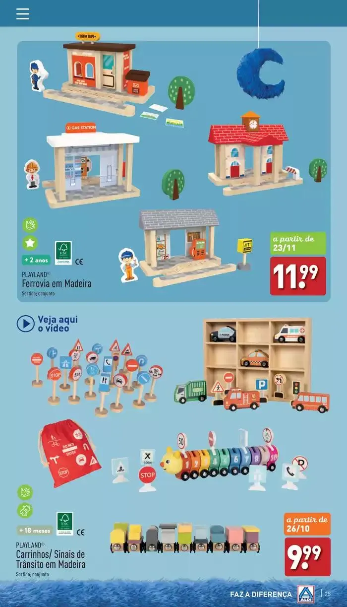 Folheto Folheto Aldi ! de 26 de outubro até 17 de dezembro 2024 - Pagina 25