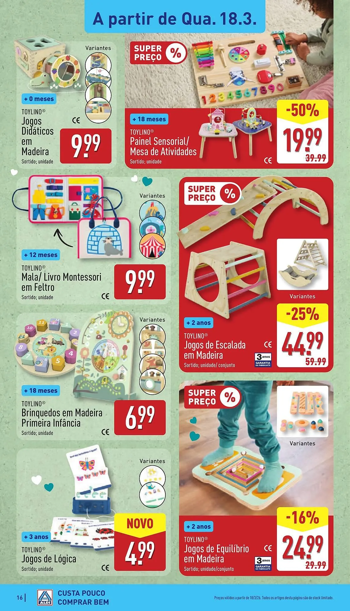 Folheto Folheto ALDI de 16 de março até 22 de março 2026 - Pagina 16