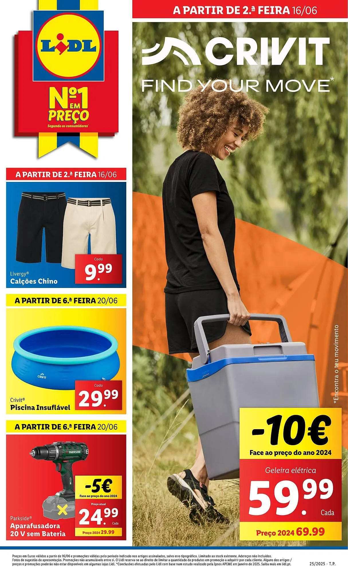 Folheto Folheto Lidl de 16 de junho até 22 de junho 2025 - Pagina 1