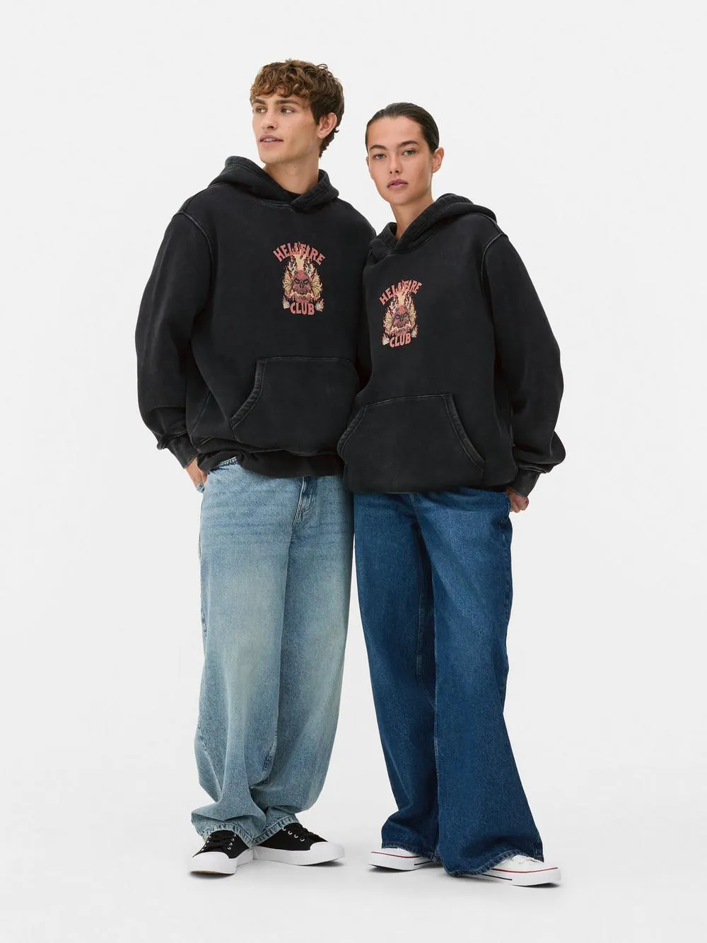 Camisola capuz Stranger Things Hellfire Club