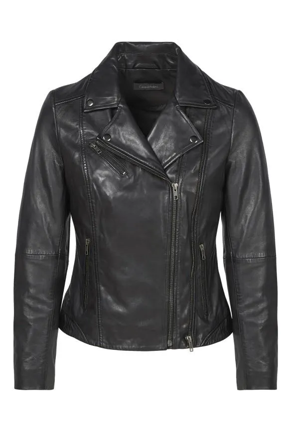 Blusão em pele Solange